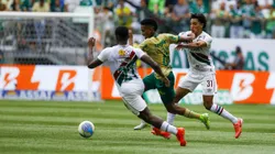 Estvão jogador do Palmeiras durante partida contra o Fluminense pelo Campeonato Brasileiro A 2024. Foto: Marco Miatelo/AGIF