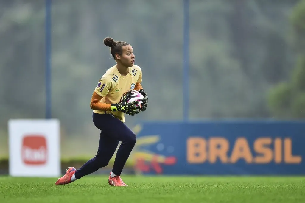 Arqueira, Rillary do Timão também foi destaque durante treinos da seleção brasileira sub-20, o último antes da Copa do Mundo, que ocorreram em julho. Foto: Staff Images/CBF