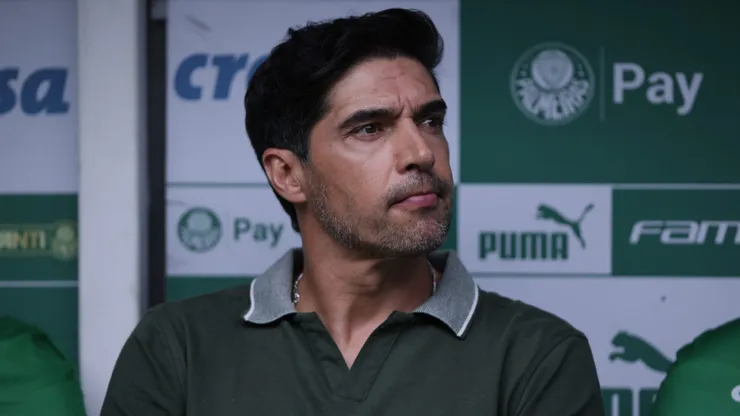 Abel Ferreira durante partida contra o Fluminense, no Allianz Parque, pela última rodada do Campeonato Brasileiro.