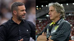 Arthur Jorge e Jorge Jesus. Foto: AGIF E IMAGO