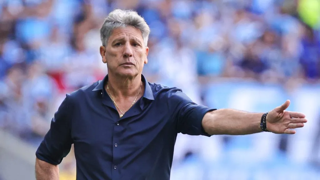 Renato Portaluppi reclamou da arbitragem - Foto: Maxi Franzoi/AGIF.