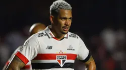 Luciano durante partida entre São Paulo e Juventude, no Morumbis, pelo Campeonato Brasileiro.