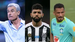 Luis Castro, Gabigol e Danilo são alguns nomes especulados no Santos. Foto: Ettore Chiereguini/Pedro Vale/Anderson Romão/AGIF