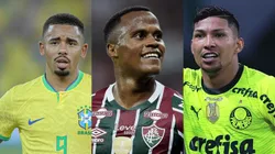 Gabriel Jesus, Arias e Rony são algumas das possíveis movimentações do Palmeiras no mercado da bola. Fotos: Ettore Chiereguini/ Alexandre Loureiro/Jhony Pinho /AGIF
