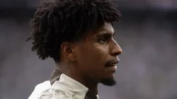 Hugo Souza durante partida entre Corinthians e Atlético-GO, na Neo Química Arena. Foto: Ronaldo Barreto