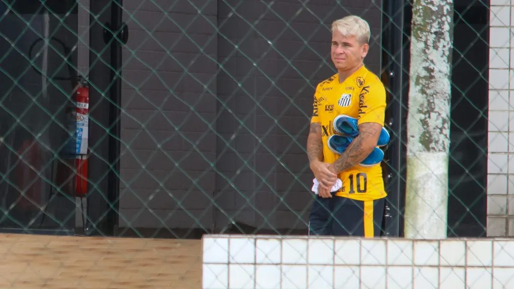 Santos aguarda definição do Grêmio sobre Soteldo - Foto: Fernanda Luz/AGIF.