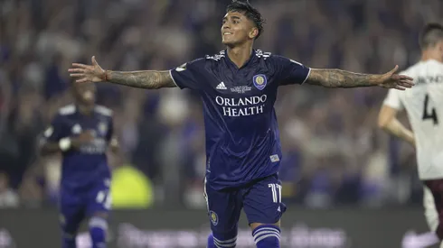 September 7, 2022, Orlando City, FL, United States: ORLANDO Orlando City, FL - SEPTEMBER 7: Facundo Torres 17 of the Orlando City SC celebrates after converting on his penalty kick during a game between Sacramento Republic FC and Orlando City SC at Exploria Stadium on September 7, 2022 in Orlando, Florida. Orlando City United States - ZUMAt139 20220907_zaa_t139_152 Copyright: xRoyxK.xMiller/IsixPhotosx