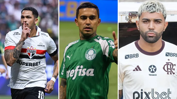 Luciano, Ganso, Gabigol e Dudu: Santos não avança por quarteto - Foto: Imago