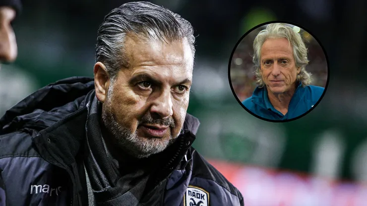 Boto, adepto do futebol ofensivo e campeão com Jorge Jesus, é o novo nome para a diretoria do Flamengo. PHOTOxPHOTO: Boto (IMAGO) e Jorge Jesus (AGIF)