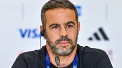 Artur Jorge em entrevista coletiva em Doha, no Catar, antes de Botafogo X Pachuca.