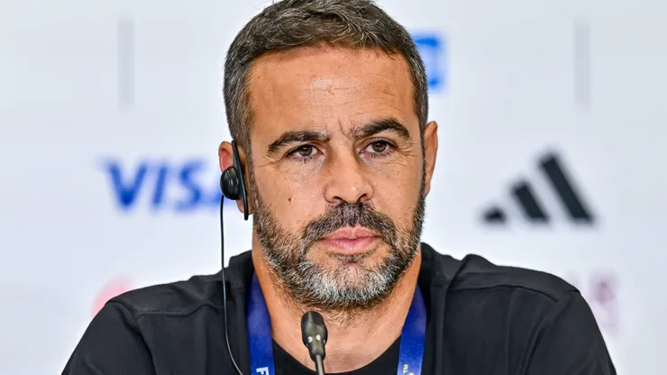 Artur Jorge em entrevista coletiva em Doha, no Catar, antes de Botafogo X Pachuca.