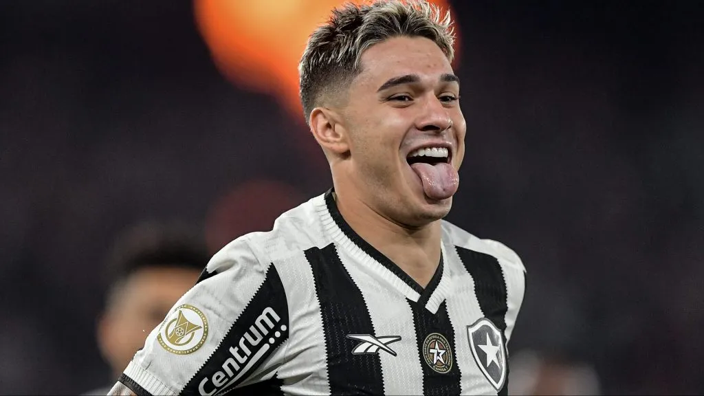 Mateo Ponte comemorando. Foto: Thiago Ribeiro/AGIF