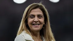 RJ - RIO DE JANEIRO - 24/07/2024 - BRASILEIRO A 2024, FLUMINENSE X PALMEIRAS - Leila Pereira presidente do Palmeiras antes da partida contra o Fluminense no estadio Maracana pelo campeonato Brasileiro A 2024.