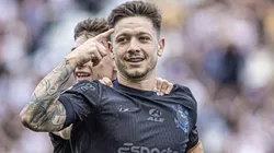 Rodrigo Garro comemorando gol durante partida contra o Vasco, na Neo Química Arena, pelo Campeonato Brasileiro. Foto: Danilo Fernandes