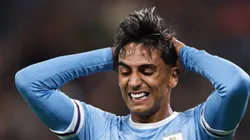 Facundo Torres durante jogo da Seleção do Uruguai.