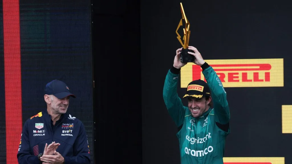 Alonso e Newey no GP do Canadá em 2023