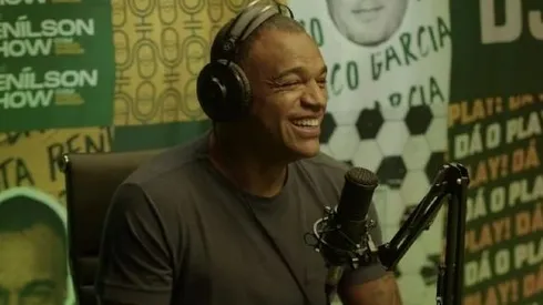 Denílson tira sarro do Corinthians. Foto: Reprodução