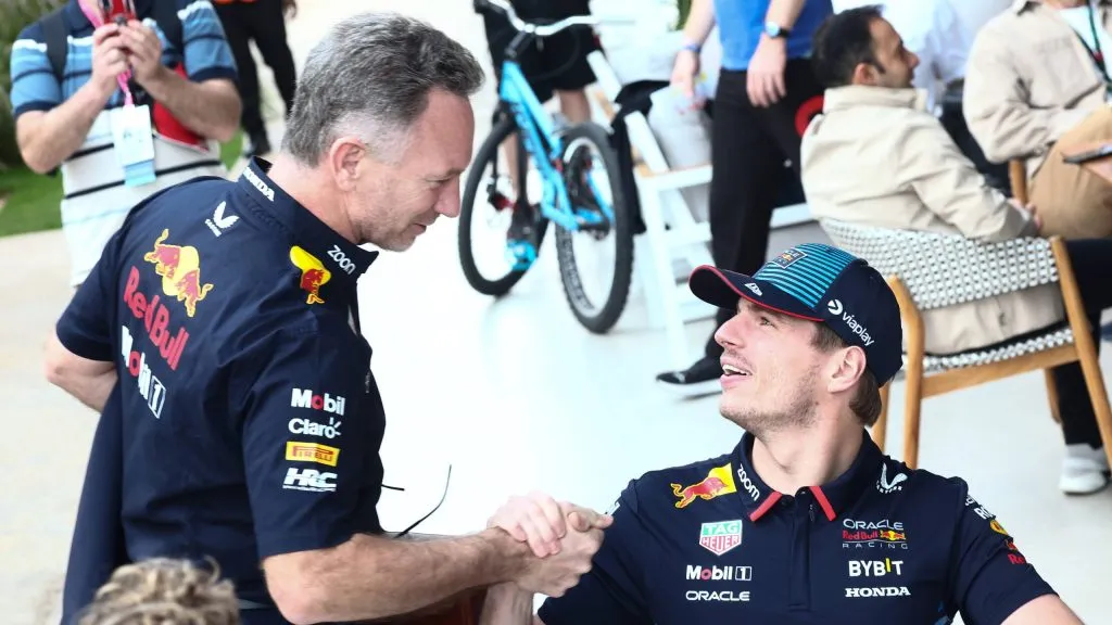 Vestappen e Horner no GP do Catar