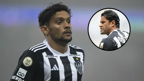 Fotos: Jorge Rodrigues/AGIF e Gilson Lobo/AGIF - Gustavo Scarpa e Hulk, do Atlético-MG