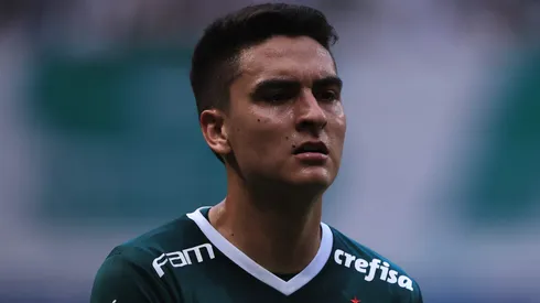 Atuesta, meia colombiano do Palmeiras, em ação pelo Paulistão