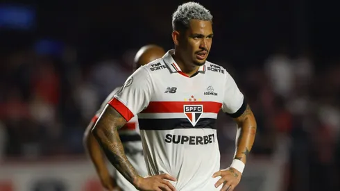 Luciano jogador do Sao Paulo lamenta derrota da partida contra o Juventude. Foto: Joisel Amaral/AGIF