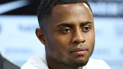 Diego Palacios em coletiva no Corinthians - - Foto: Marcello Zambrana/AGIF.