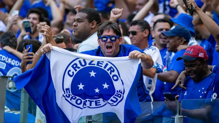 Torcida do Cruzeiro. Foto: Fernando Moreno/AGIF