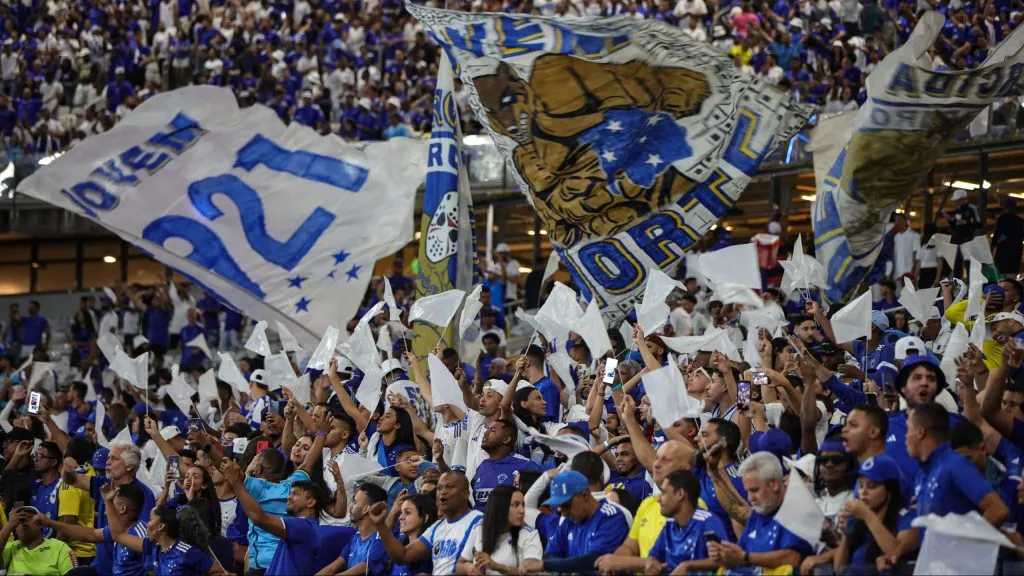 Torcida do Cruzeiro no Mineirão pelo Brasileirão 2024. Foto: Gilson Lobo/AGIF
