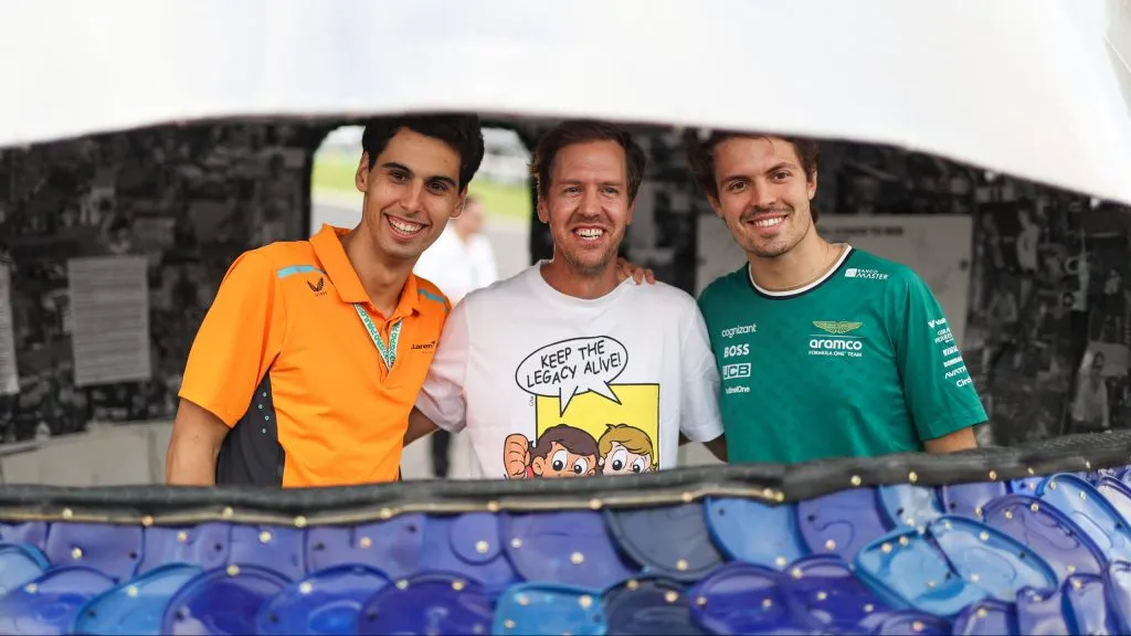 Bortoleto, Vettel e Drugovich em São Paulo