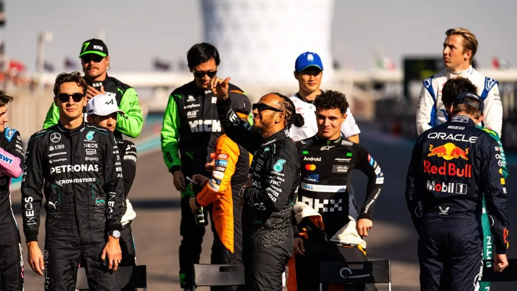 Hamilton no GP de Abu Dhabi