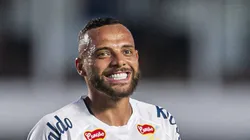 Guilherme em ação em jogo do Peixe no Paulistão 2024.