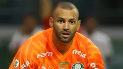 Weverton goleiro do Palmeiras durante partida pelo Campeonato Brasileiro A 2024. Foto: Joisel Amaral/AGIF