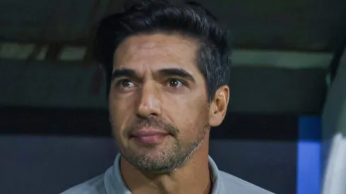 Abel durante jogo do Verdão no Allianz Parque.