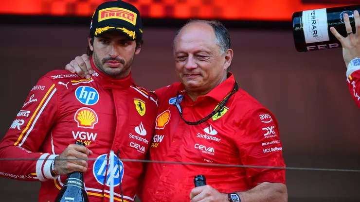 Vasseur e Sainz no GP de Monaco