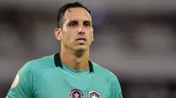Gatito Fernandez goleiro do Botafogo durante partida contra o Bragantino. Foto: Thiago Ribeiro/AGIF