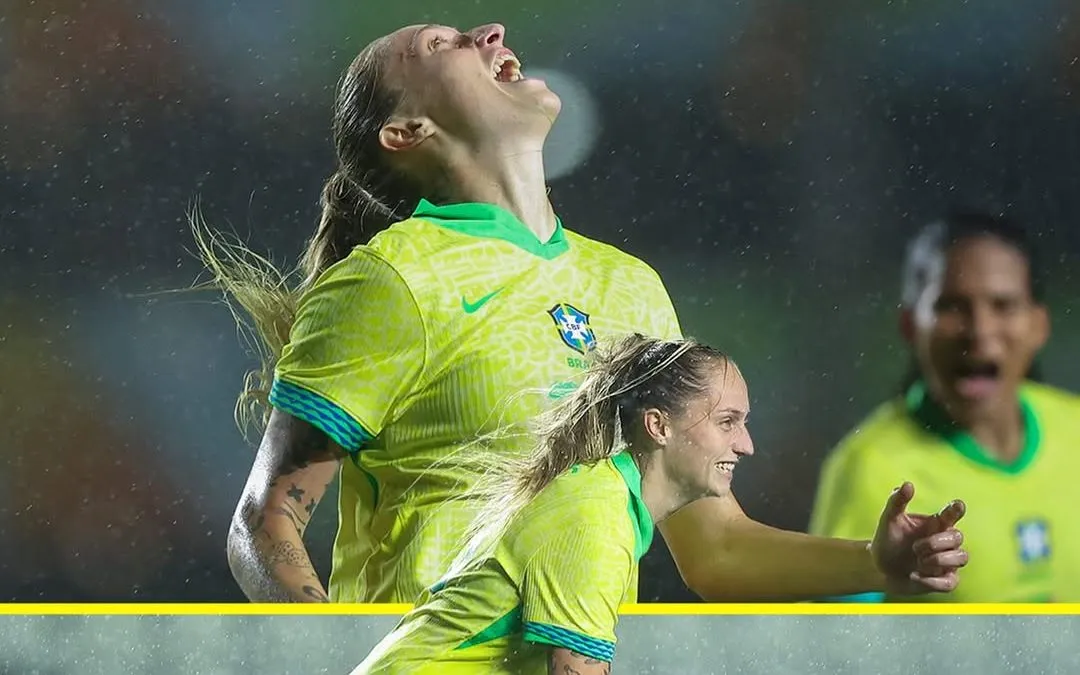 Isa Haas, brilho também nos amistosos da Seleção Brasileira Feminina liderada por Arthur Elias. Foto: Lívia Villas Boas/CBF