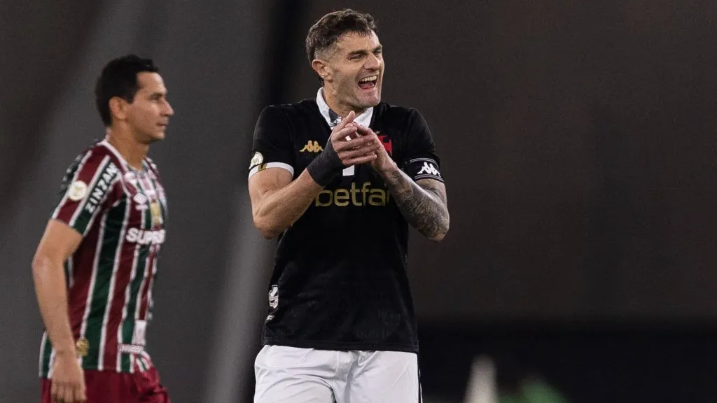 Vegetti em partida pelo Vasco da Gama contra o Fluminense. Foto: Ruano Carneiro