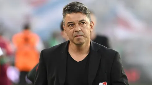 Marcelo Gallardo durante partida entre River Plate e Rosario Central, pela Liga Argentina. Foto: Juan Manuel Baez