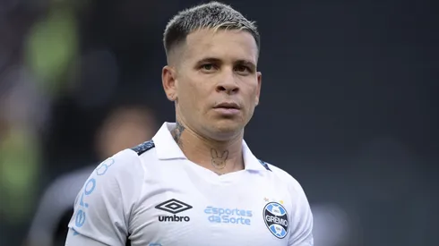 Soteldo durante partida entre Vasco e Grêmio, pelo Campeonato Brasileiro, em São Januário.