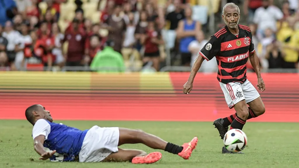 Romário na 'Ultima Batalha do Imperador'. Foto: Thiago Ribeiro/AGIF