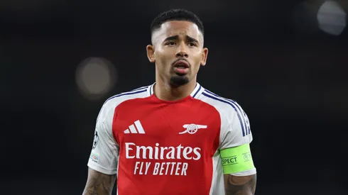Gabriel Jesus em partida pelo Arsenal. Foto: Daniel Weir