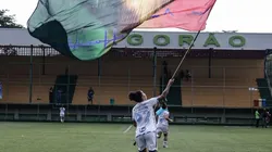 Jogadora do elenco das Cabulosas durante partida nas fases de grupo do campeonato estadual, na Arena Mineirão
