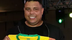 Ronaldo Fenômeno com a camisa da Seleção Brasileira. Foto: Buda Mendes/Getty Images