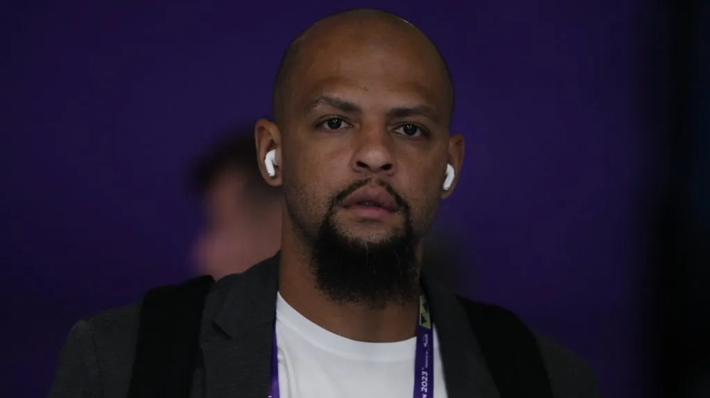 Felipe Melo antes da final do Mundial. Foto: Jose Breton/IMAGO/NurPhoto