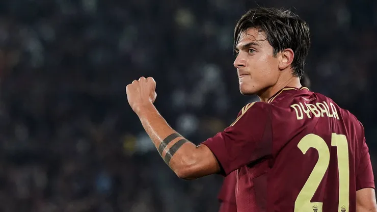 Paulo Dybala em partida pelo Roma. Foto: Antonietta Baldassarre