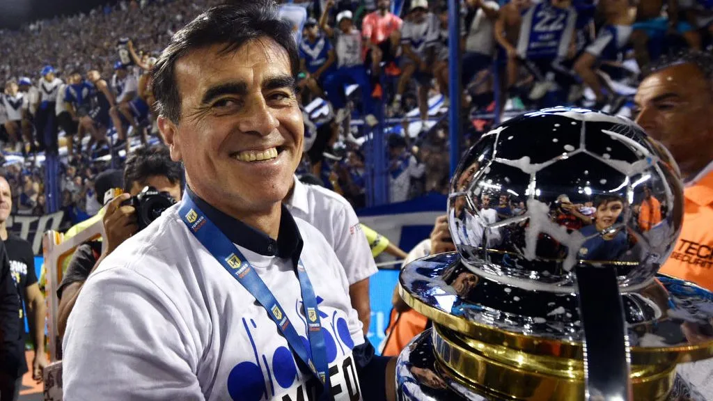 Quinteros no comando do Velez Sarsfield . Foto: Gustavo Garello/Getty Images