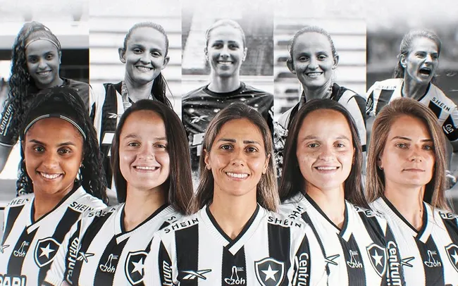 Bruna, Kélen, Drielly, Karen e Chai são as baixas confirmadas pelo clube alvinegro em comunicado oficial.        Foto: Divulgação/Botafogo