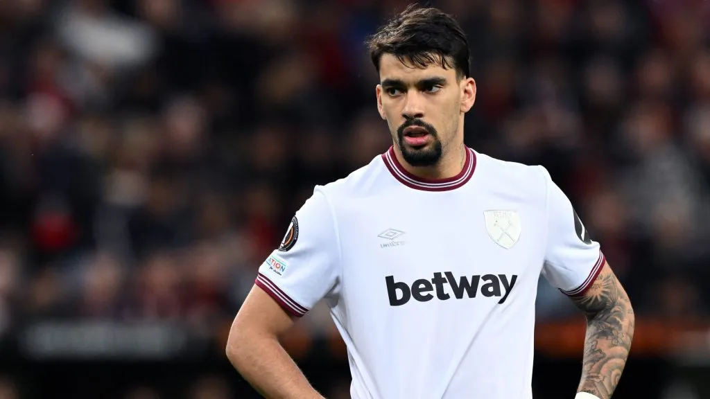Lucas Paquetá em partida pelo West Ham. Foto: IMAGO