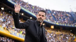 Fernando Gago durante partida em La Bombonera