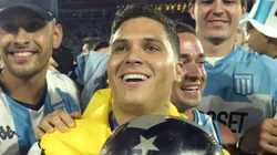 Juan Quintero foi campeão pelo Racing e está na mira do Peixe.
